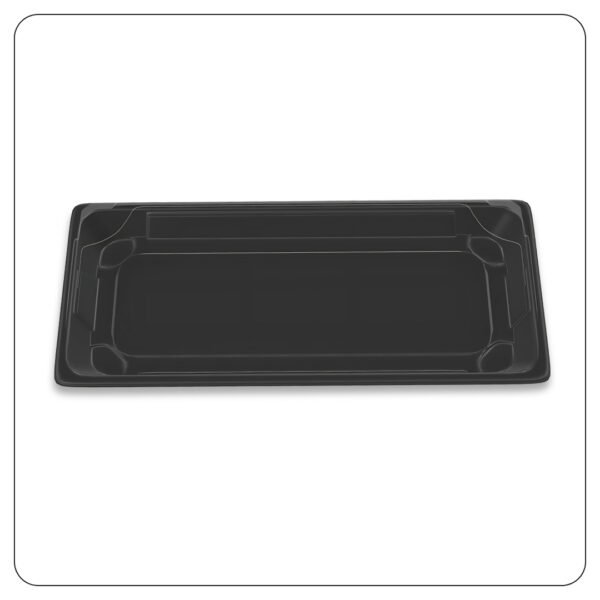 Long Sushi Container with Lid 3 1/2" x 8 1/2" - Image 3