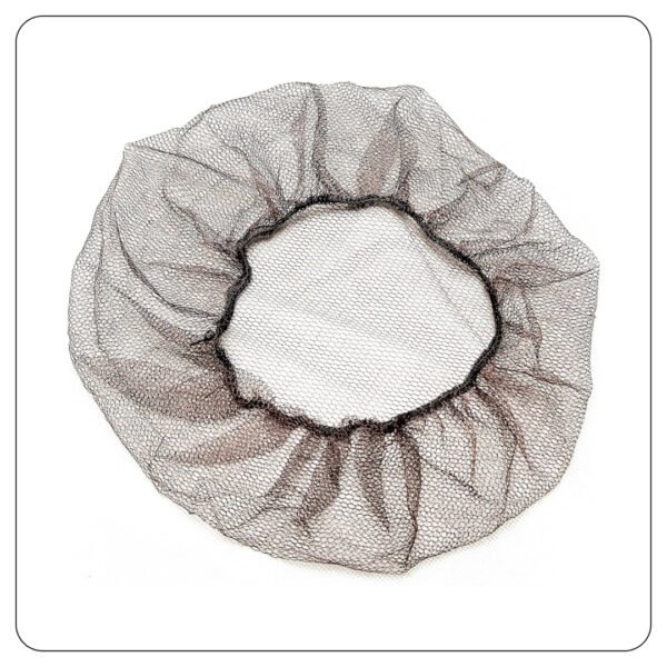 Brown Nylon Hairnet Cap 18"
