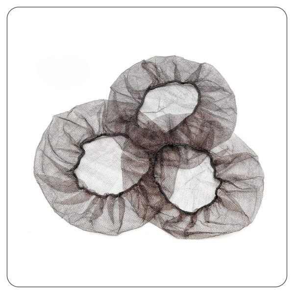 Brown Nylon Hairnet Cap 18" - Image 2