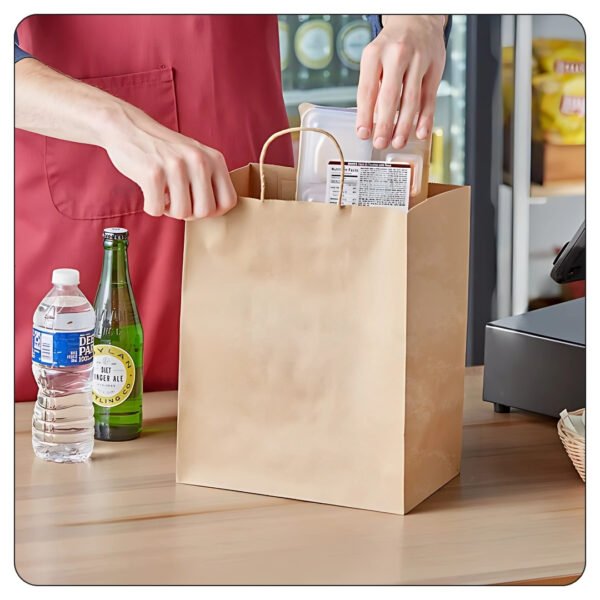 Premium Natural Kraft Bags 10x5x13-B - Image 4