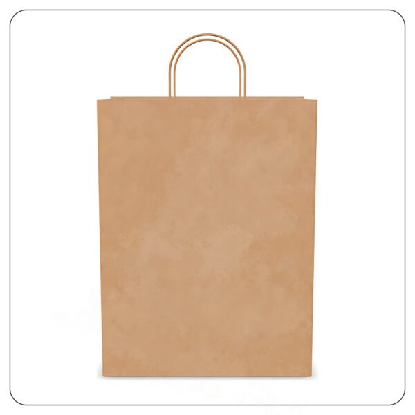 Natural Kraft Paper Shopping Bag with Handles 13" x 7" x 17"