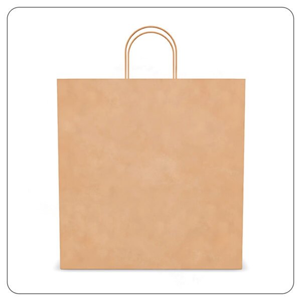 Natural Kraft Paper Shopping Bag with Handles 18" x 7" x 18 3/4"
