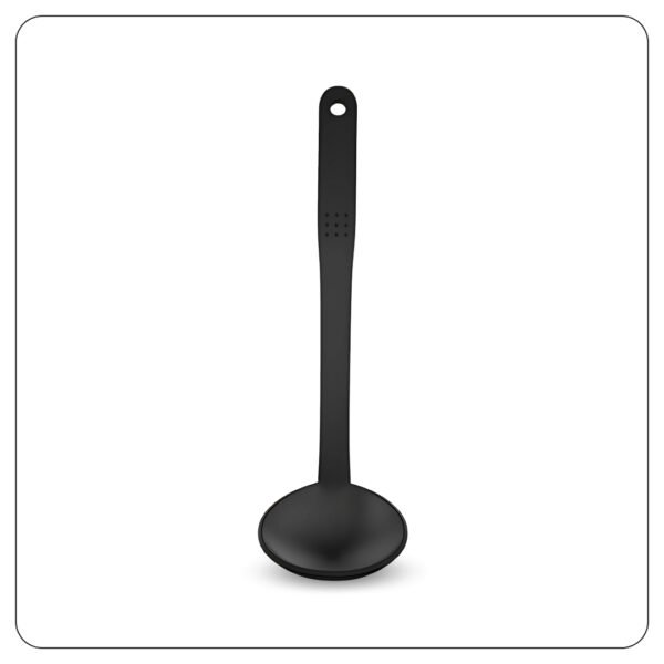Black Heat-Resistant Nylon Ladle 4 Oz