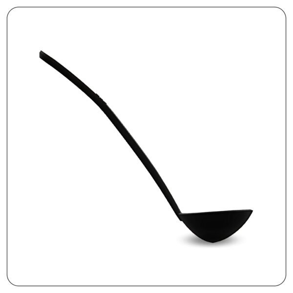 Black Heat-Resistant Nylon Ladle 4 Oz - Image 3