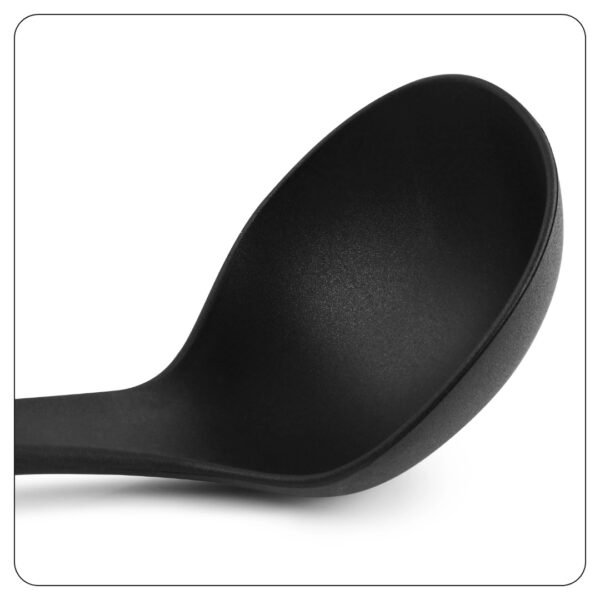 Black Heat-Resistant Nylon Ladle 4 Oz - Image 4