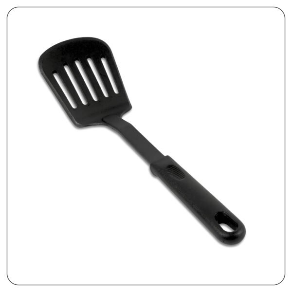 Black Heat-Resistant Nylon Slotted Turner 4"x3" - Image 2