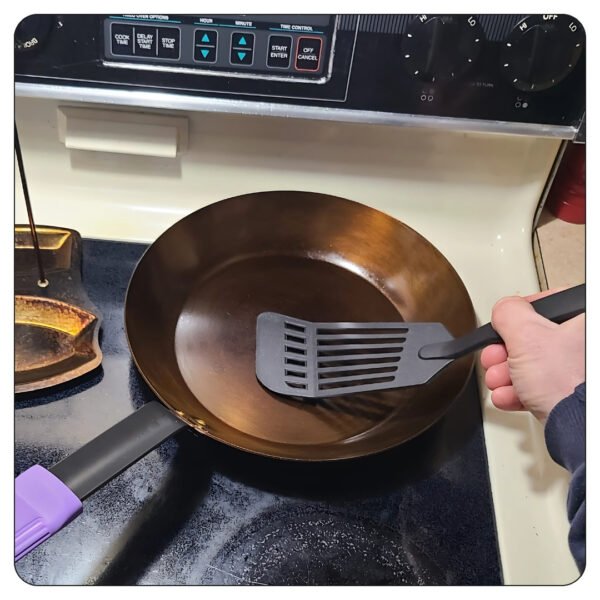Black Nylon Slotted Heat-Resistant Fish Turner / Spatula 12" - Image 5