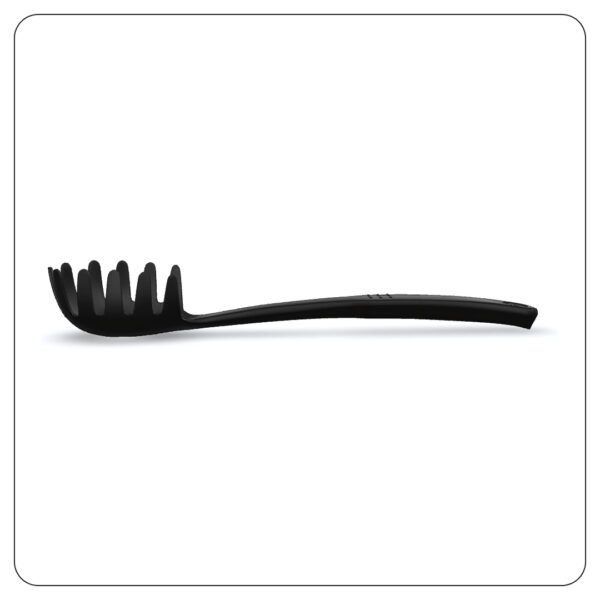 Black Heat-Resistant Nylon Pasta Fork 12" - Image 3