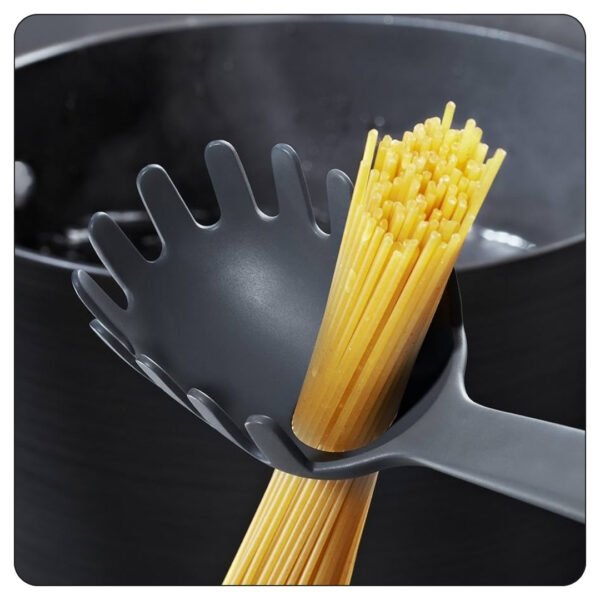 Black Heat-Resistant Nylon Pasta Fork 12" - Image 5