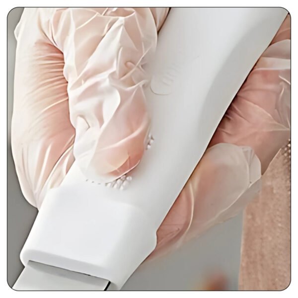 Square Edge Turner with White Polypropylene Handle 6"x3" - Image 5